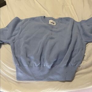 Aerie Light Blue Crew Neck Sweater